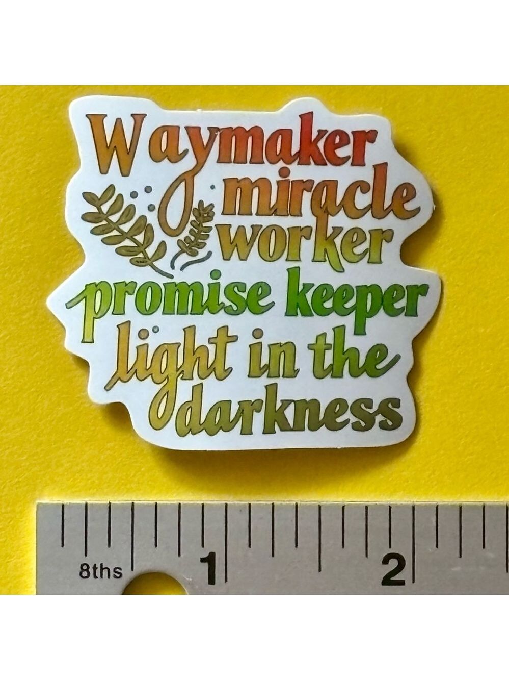 10/$10 Christian God Aesthetic Vinyl Sticker -Waterproof Water Bottle Laptop